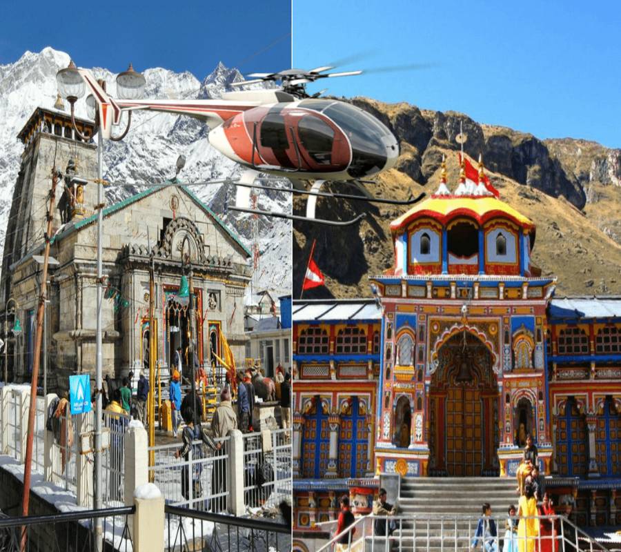 Do Dham Yatra By Helicopter